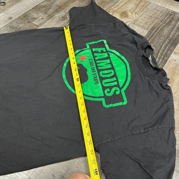 Y2K Famous Stars And Straps Shirt Men's Size XL Black Short Sleeve VTG - Picture 5 of 10